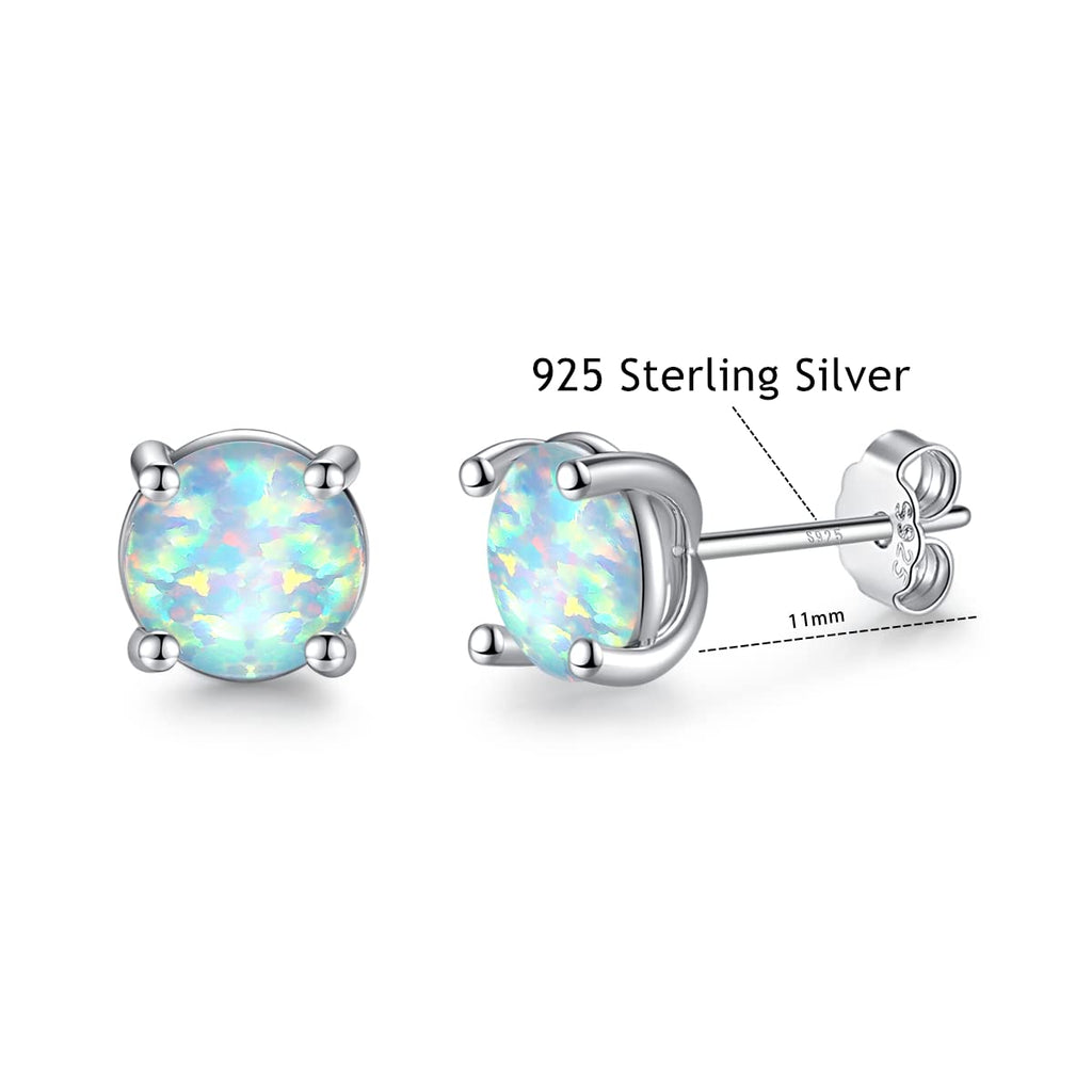 Earrings for Women Hypoallergenic 925 Sterling Silver Post Stud Earrings Sets for Multiple Piercing Jewelry Gift - QIAO Crystal我的商店QIAO Crystal