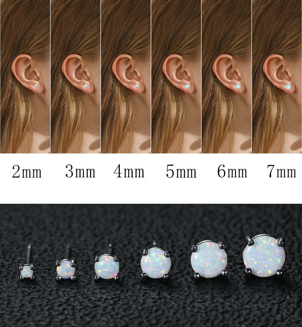 Earrings for Women Hypoallergenic 925 Sterling Silver Post Stud Earrings Sets for Multiple Piercing Jewelry Gift - QIAO Crystal我的商店QIAO Crystal