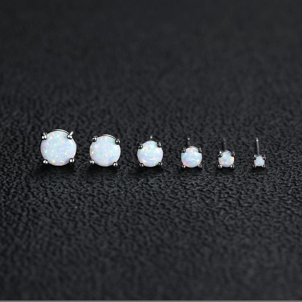 Earrings for Women Hypoallergenic 925 Sterling Silver Post Stud Earrings Sets for Multiple Piercing Jewelry Gift - QIAO Crystal我的商店QIAO Crystal