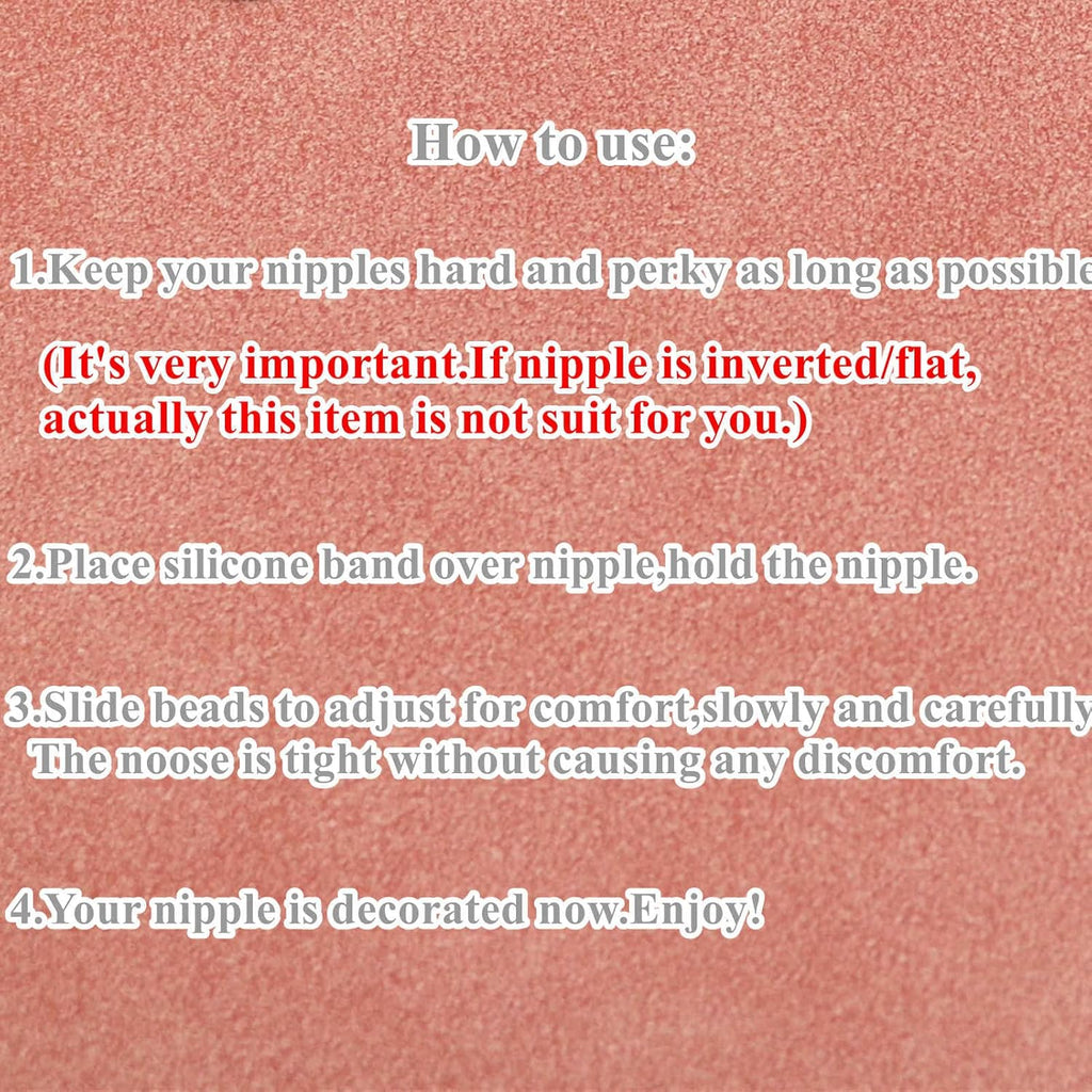 Faux Nipple Piercing Jewelry Rhinestone Nipple Chains Bells Nipple Noose Non Piercing Nipple Rings - QIAO CrystalQIAO CrystalQIAO Crystal