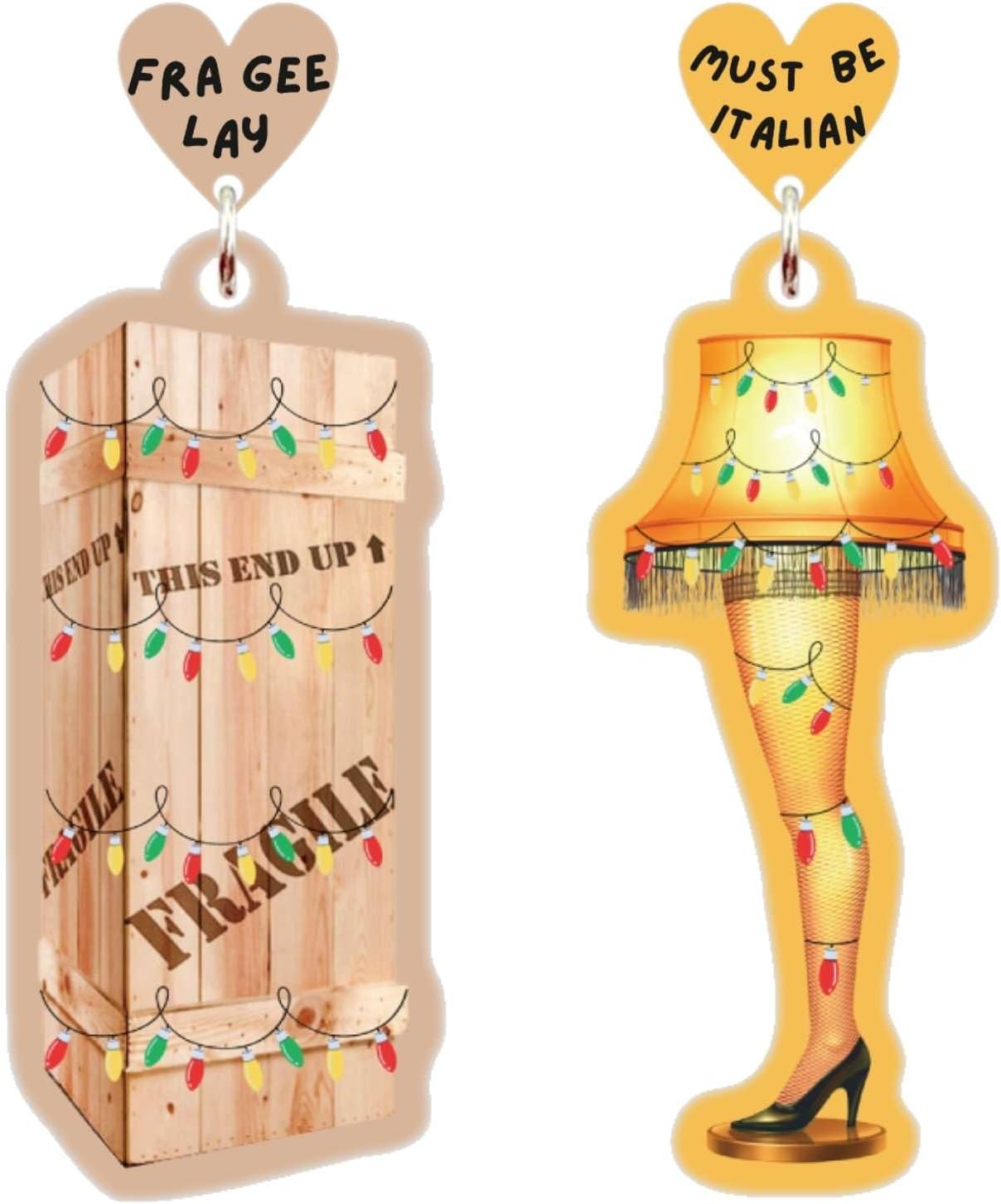 Fun Christmas Earrings, Holiday Season Outfit Accessories, Christmas Party Favors, Christmas Gifts, Stocking Stuffers - 我的商店我的商店我的商店