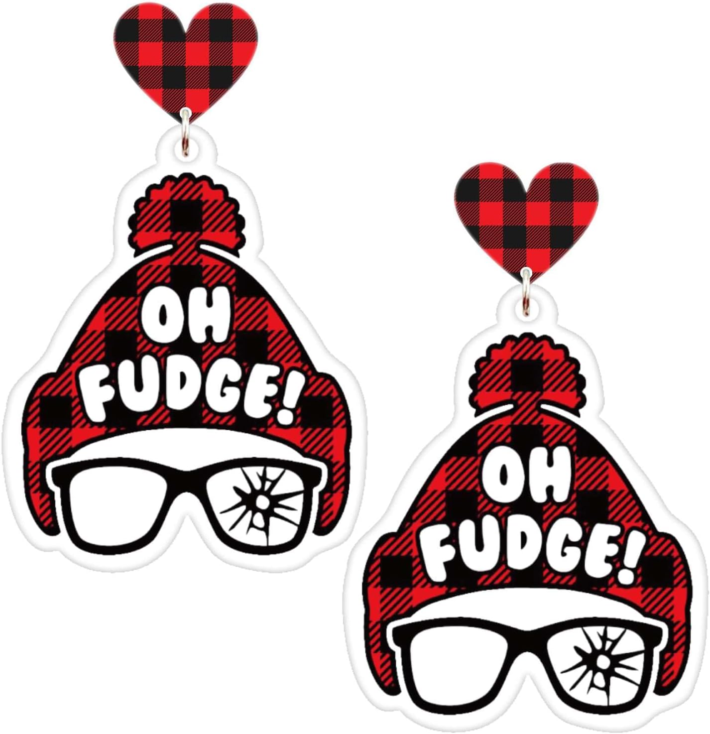 Fun Christmas Earrings, Holiday Season Outfit Accessories, Christmas Party Favors, Christmas Gifts, Stocking Stuffers - 我的商店我的商店我的商店