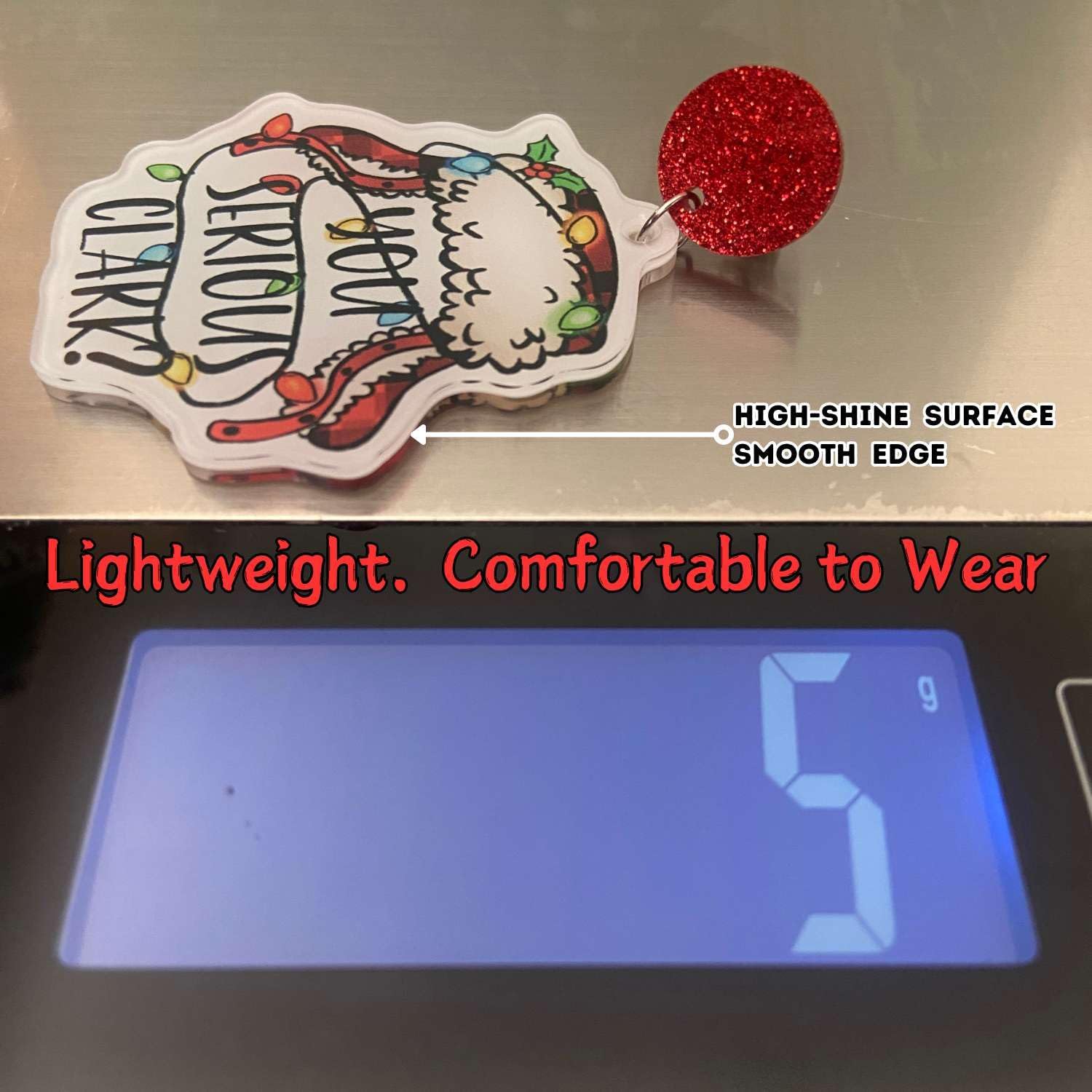 Fun Christmas Earrings, Holiday Season Outfit Accessories, Christmas Party Favors, Christmas Gifts, Stocking Stuffers - 我的商店我的商店我的商店