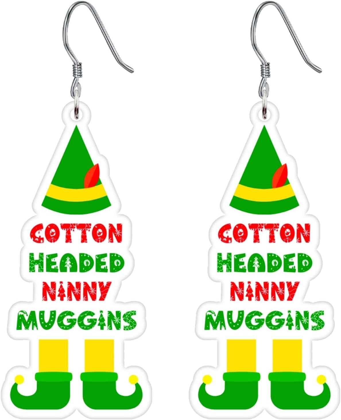 Fun Christmas Earrings, Holiday Season Outfit Accessories, Christmas Party Favors, Christmas Gifts, Stocking Stuffers - 我的商店我的商店我的商店