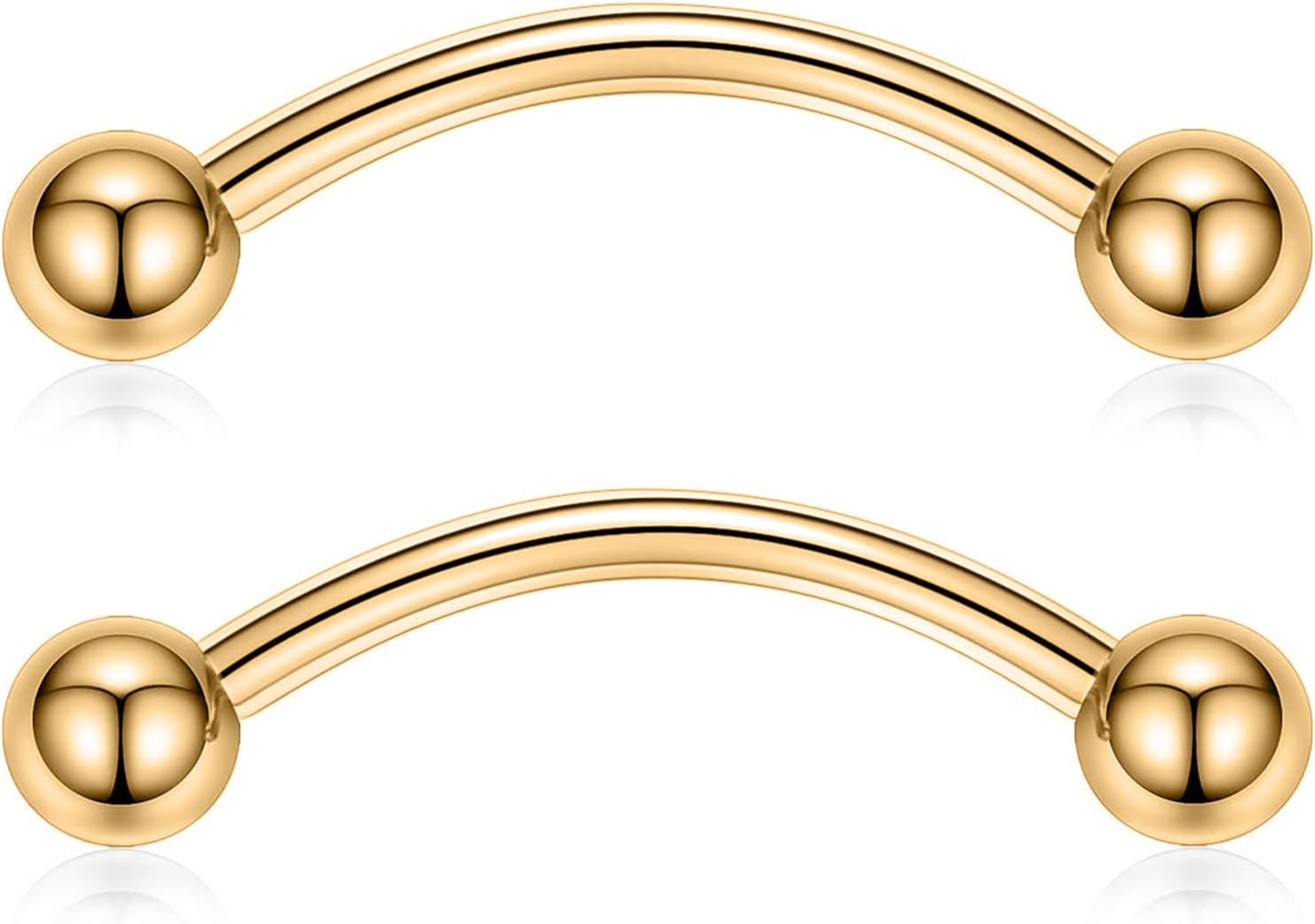 G23 Titanium Nipple Barbell Nipple Rings Nipple Bars Straight Bar Body Jewelry Barbell Eyebrow Internally Threaded Tongue Piercing 12 14 16G - QIAO CrystalQIAO CrystalQIAO Crystal