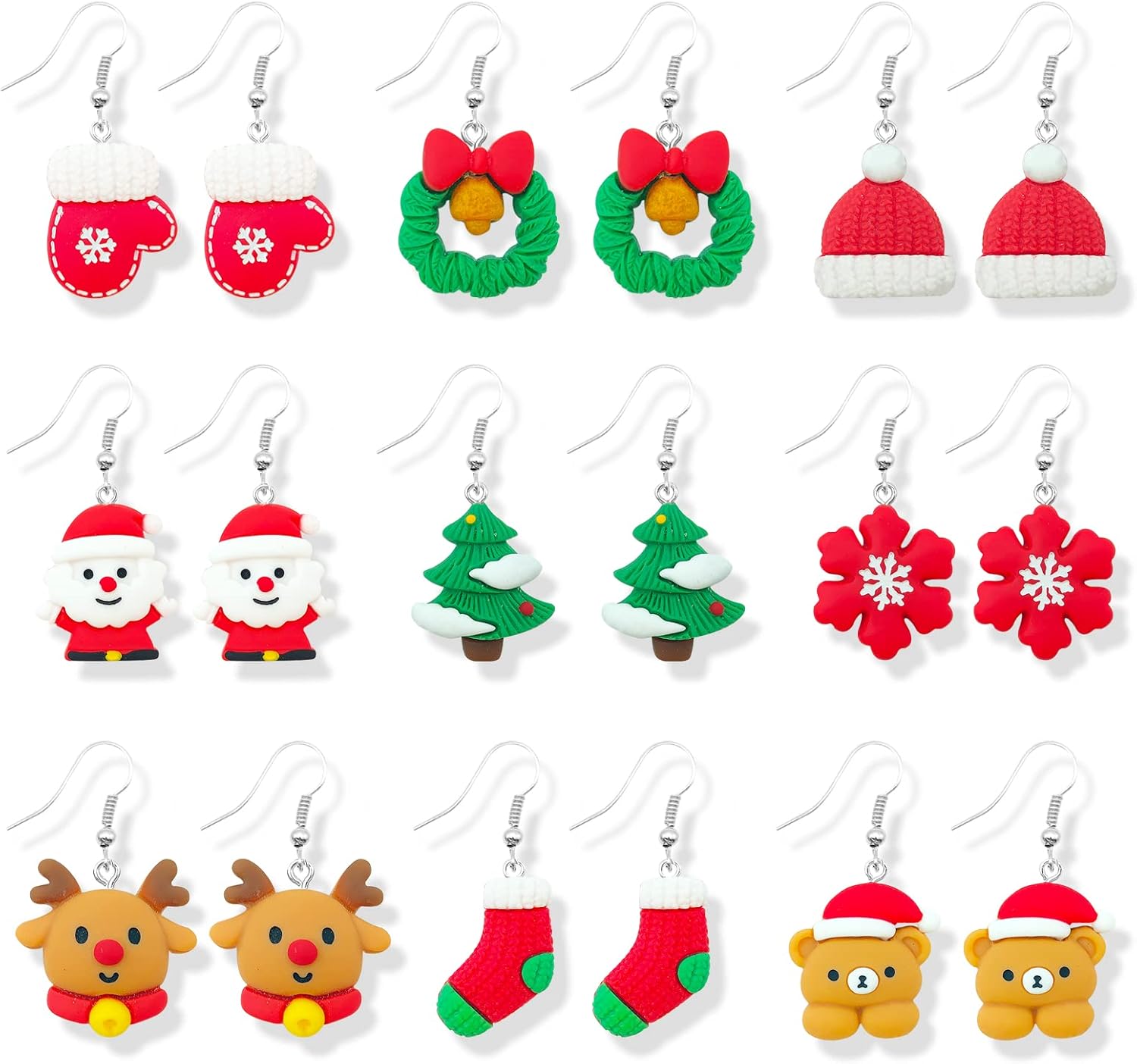 Gingerbread Earrings for Women Christmas Earrings Dangle Holiday Earrings Christmas Jewelry - 我的商店我的商店我的商店