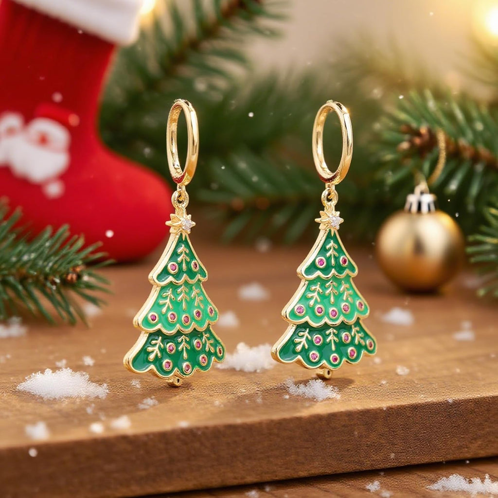 Gold Silver Small Hoop Dangle Earrings for Women, Trendy Dainty Rhinestone CZ Dangling Prom Wedding Leaf Flower Snowflake Butterfly Starfish Fashion Jewelry Gift - 我的商店我的商店我的商店