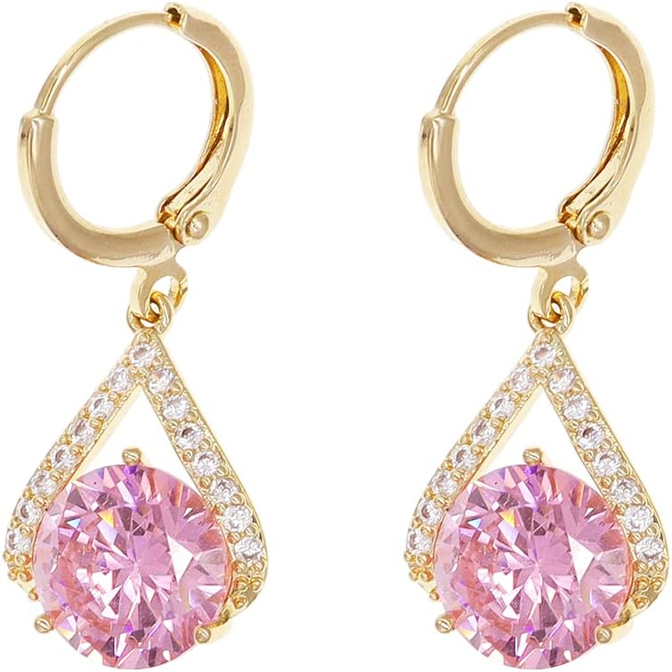 Gold Silver Small Hoop Dangle Earrings for Women, Trendy Dainty Rhinestone CZ Dangling Prom Wedding Leaf Flower Snowflake Butterfly Starfish Fashion Jewelry Gift - 我的商店我的商店我的商店