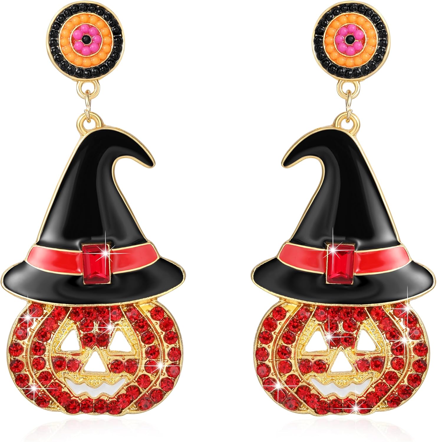 Halloween, Christmas, 4th of July Patriotic Earrings, Holiday Earrings Independence Day Stud Dangle Drop Earrings Hook Fashion Jewelry Gift for Women - QIAO Crystal我的商店QIAO Crystal