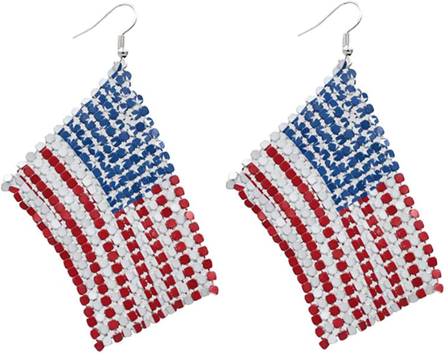 Halloween, Christmas, 4th of July Patriotic Earrings, Holiday Earrings Independence Day Stud Dangle Drop Earrings Hook Fashion Jewelry Gift for Women - QIAO Crystal我的商店QIAO Crystal