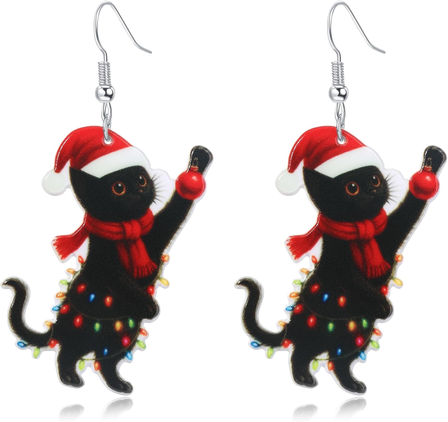 Halloween, Christmas, 4th of July Patriotic Earrings, Holiday Earrings Independence Day Stud Dangle Drop Earrings Hook Fashion Jewelry Gift for Women - QIAO Crystal我的商店QIAO Crystal