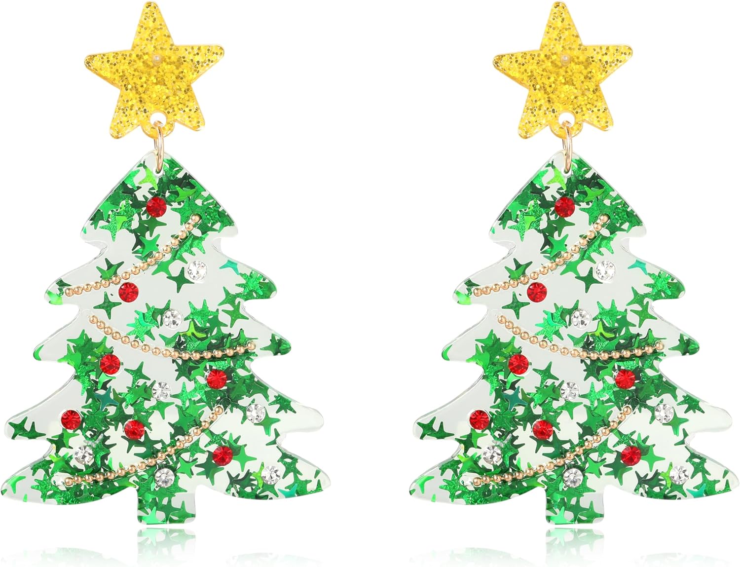 Halloween, Christmas, 4th of July Patriotic Earrings, Holiday Earrings Independence Day Stud Dangle Drop Earrings Hook Fashion Jewelry Gift for Women - QIAO Crystal我的商店QIAO Crystal