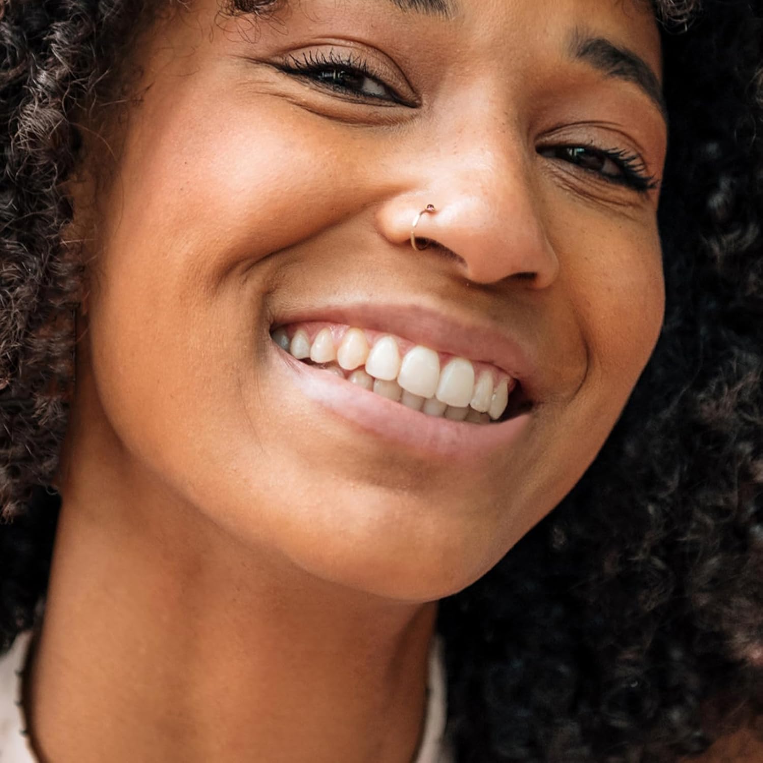 Hoop Nose Rings for Women Nose Piercings 20G Stainless Steel Nose Rings Hoops Heart Butterfly Flower Bow Teardrop Double Nose Hoops Gold Plated Silver Pink Clear CZ Nose Piercing Jewelry - QIAO CrystalQIAO CrystalQIAO Crystal