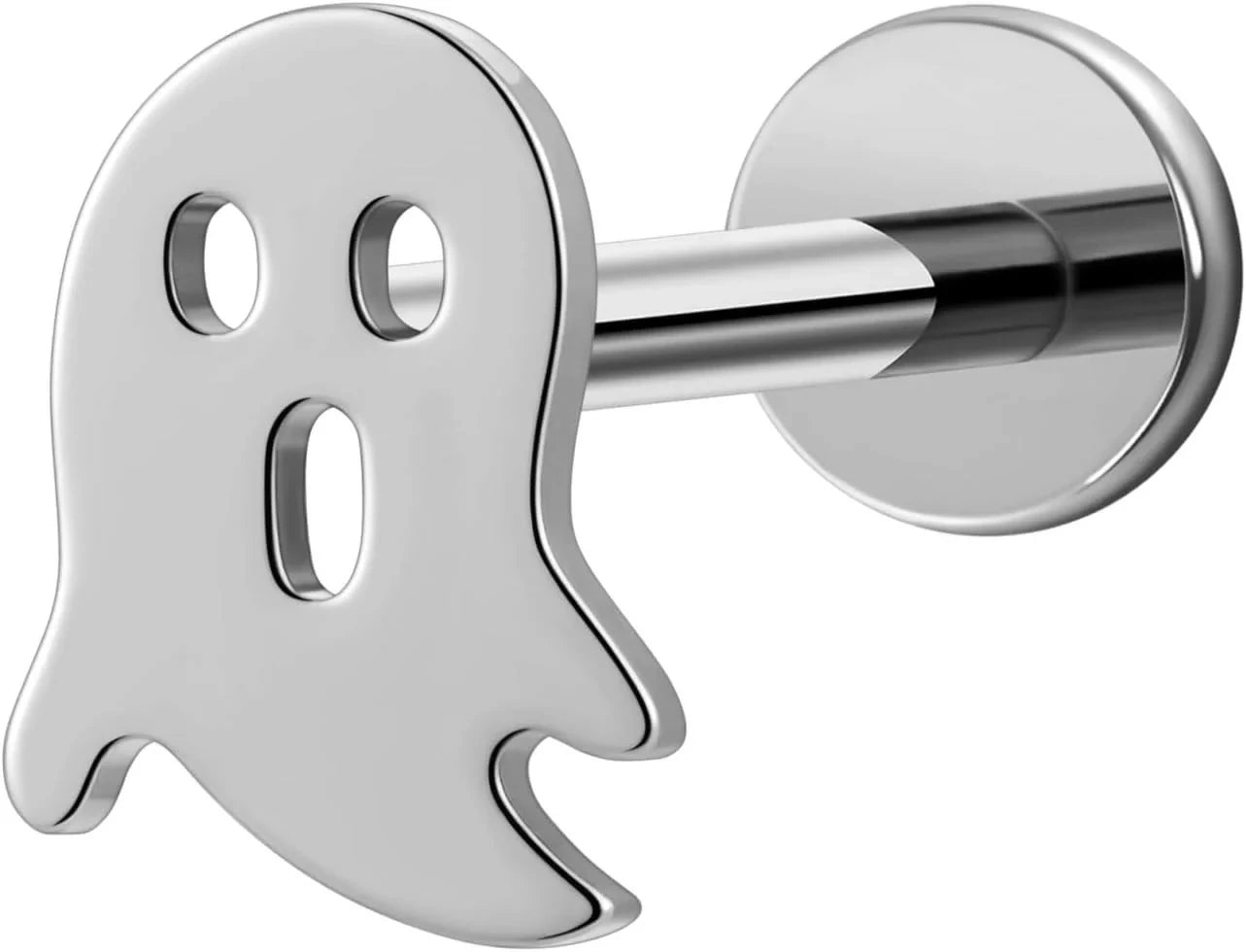 Halloween Screw ASTM F136 Titanium Gothic Studs Hypoallergenic Flatback Cartilage