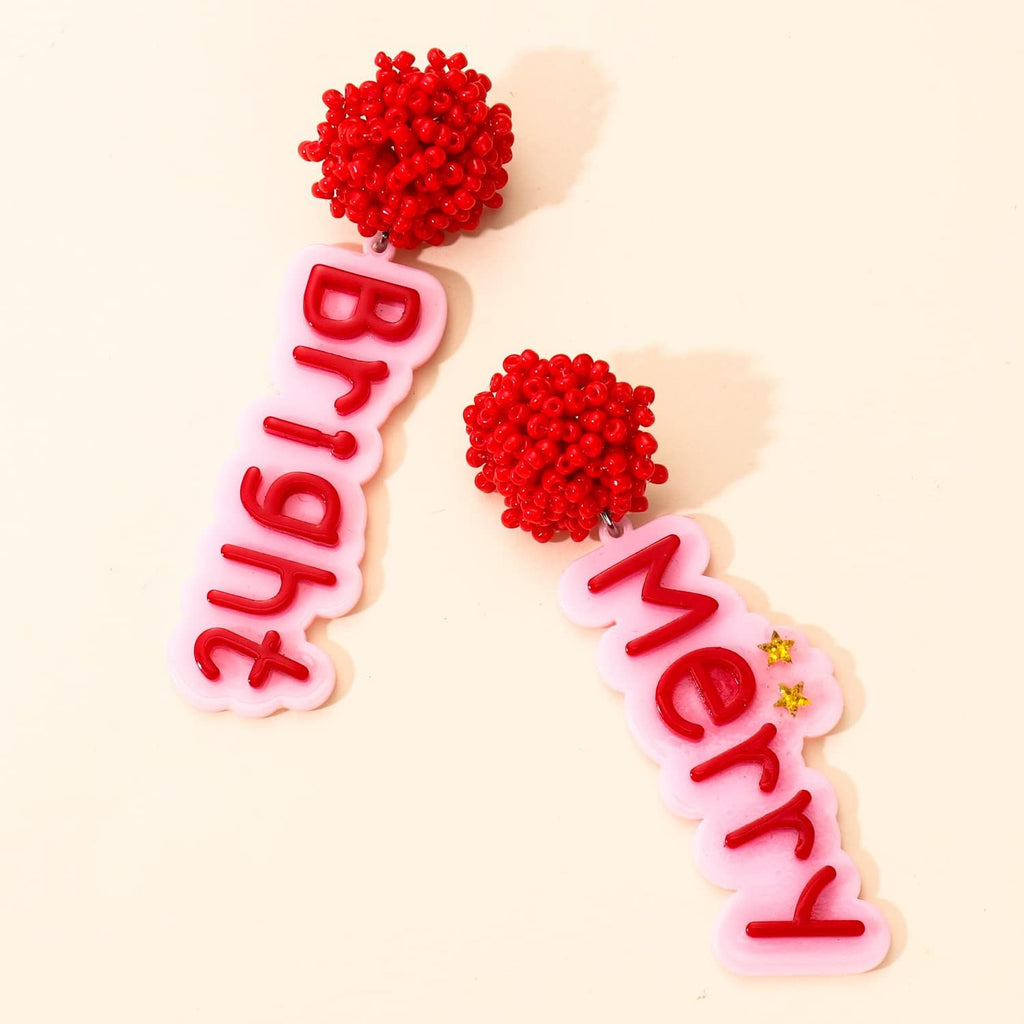 Letter Earrings Believe Earrings Drop Dangle Earrings for Girls Special Means Earring Gifts - 我的商店我的商店我的商店