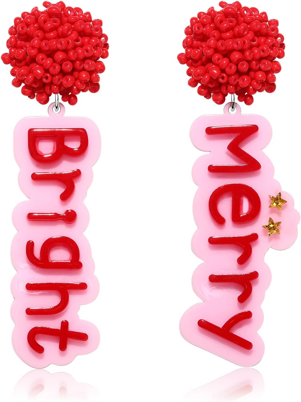 Letter Earrings Believe Earrings Drop Dangle Earrings for Girls Special Means Earring Gifts - 我的商店我的商店我的商店