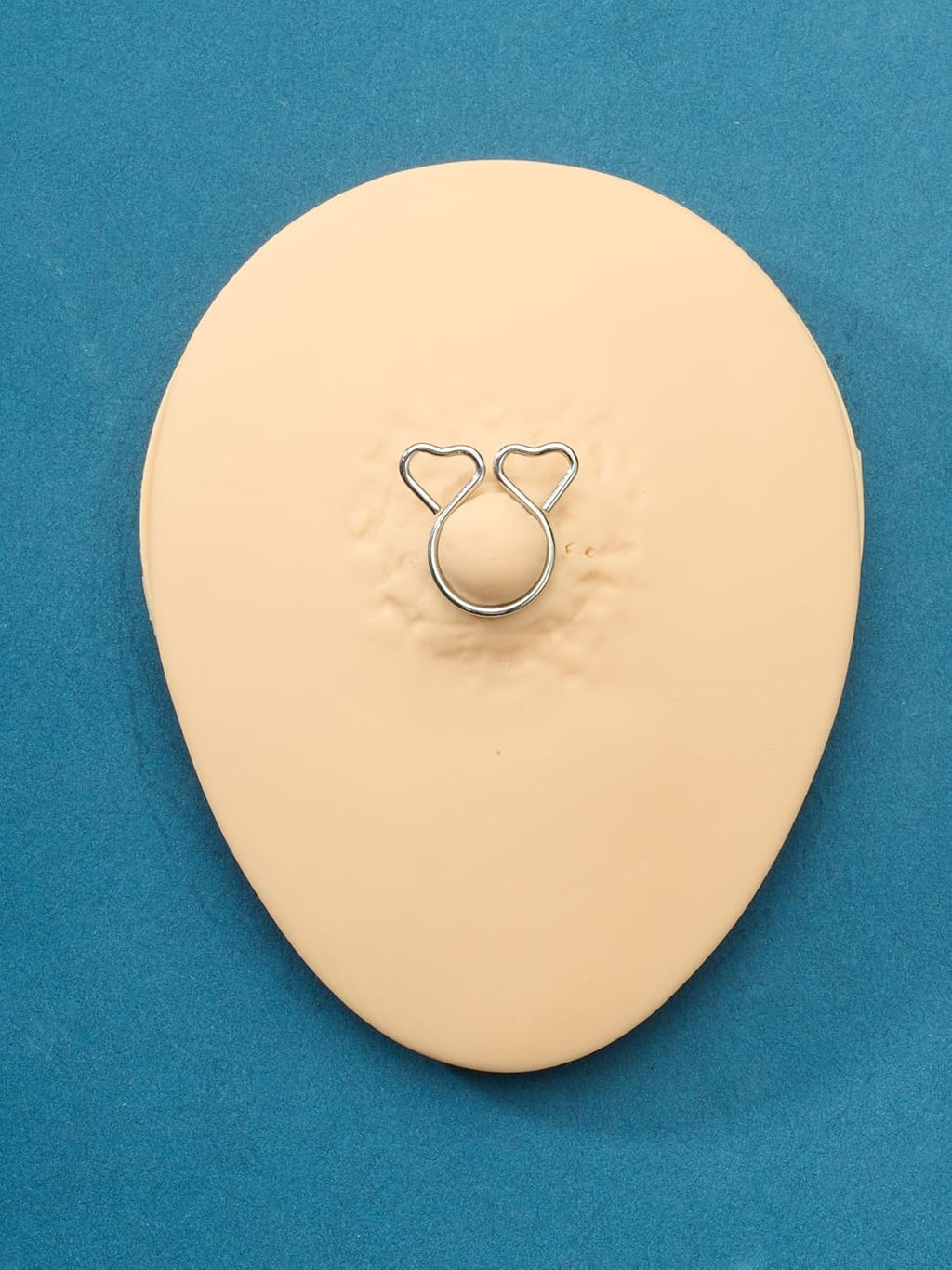 Longita 1pair Non Piercing Nipple Jewelry Fake Nipple Rings Adjustable Cute Silver Heart Non - Piercing Faux Body Jewelry for Women Men Comfortable Valentine's Day - QIAO CrystalQIAO CrystalQIAO Crystal