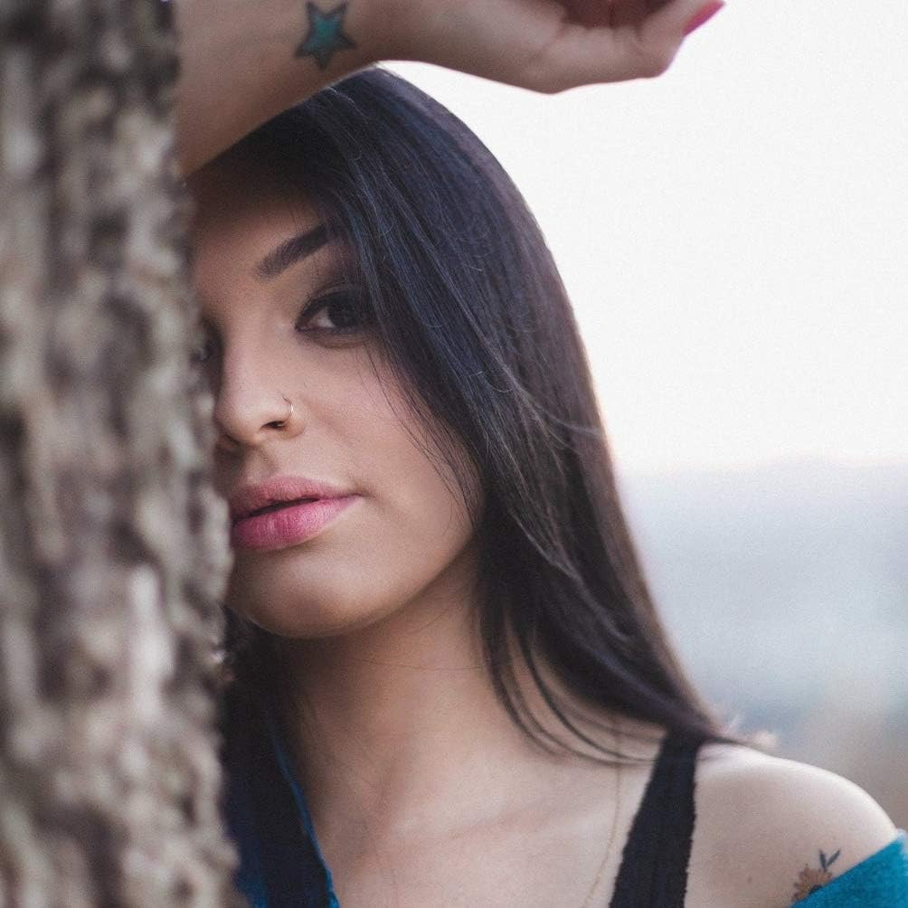 LUCKYJEWUS Small Thin Gold Nose Ring Hoop for Women, 14k Gold Filled or 925 Sterling Silver - 20G/22G/24G Adjustable Nose Piercing Jewelry (5mm–6mm, 6–7mm, 7–8mm) - QIAO CrystalQIAO CrystalQIAO Crystal