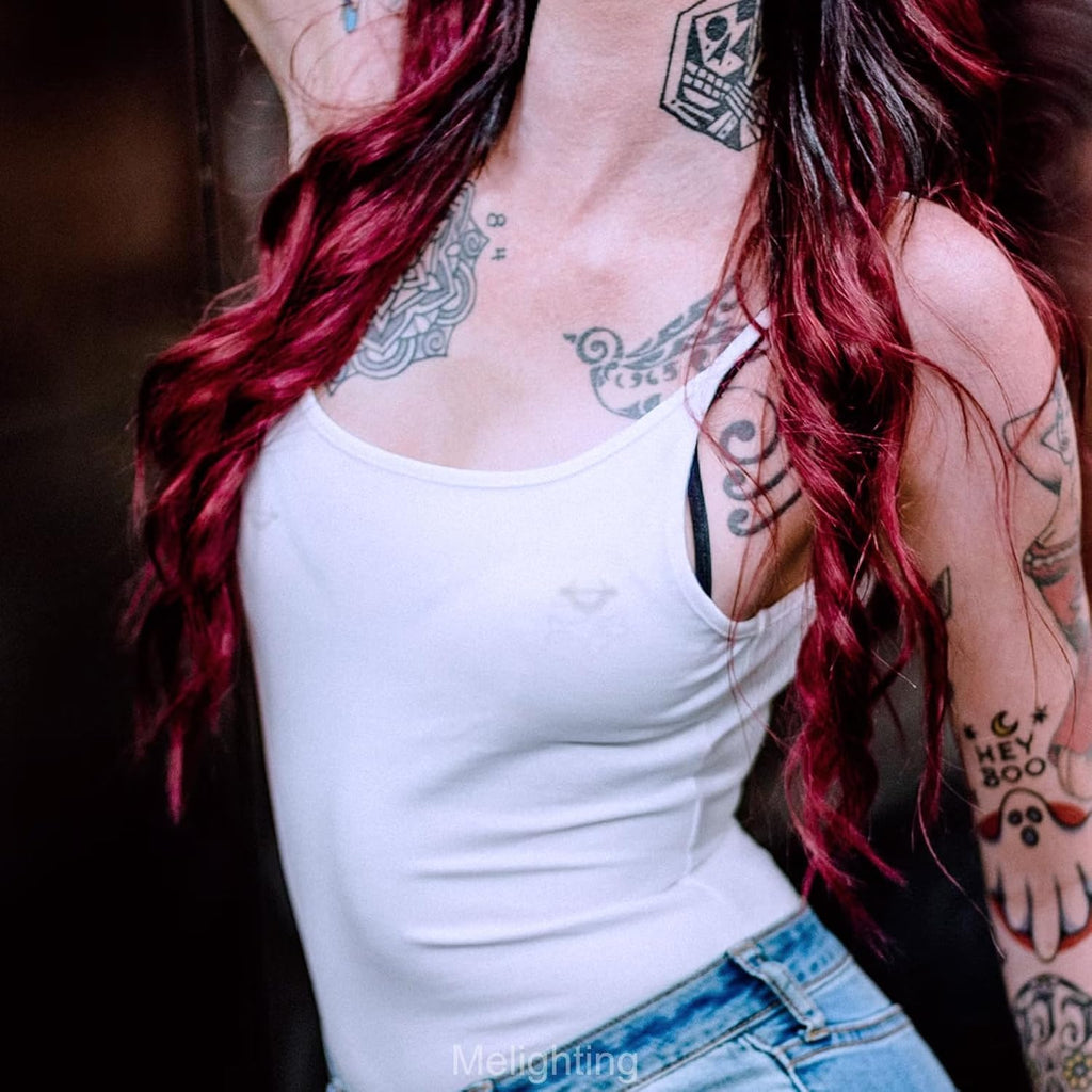 Melighting Black Moon Nipple Piercing Jewelry - 14G Stainless Steel 316L Heart Nipple Barbell - QIAO CrystalQIAO CrystalQIAO Crystal