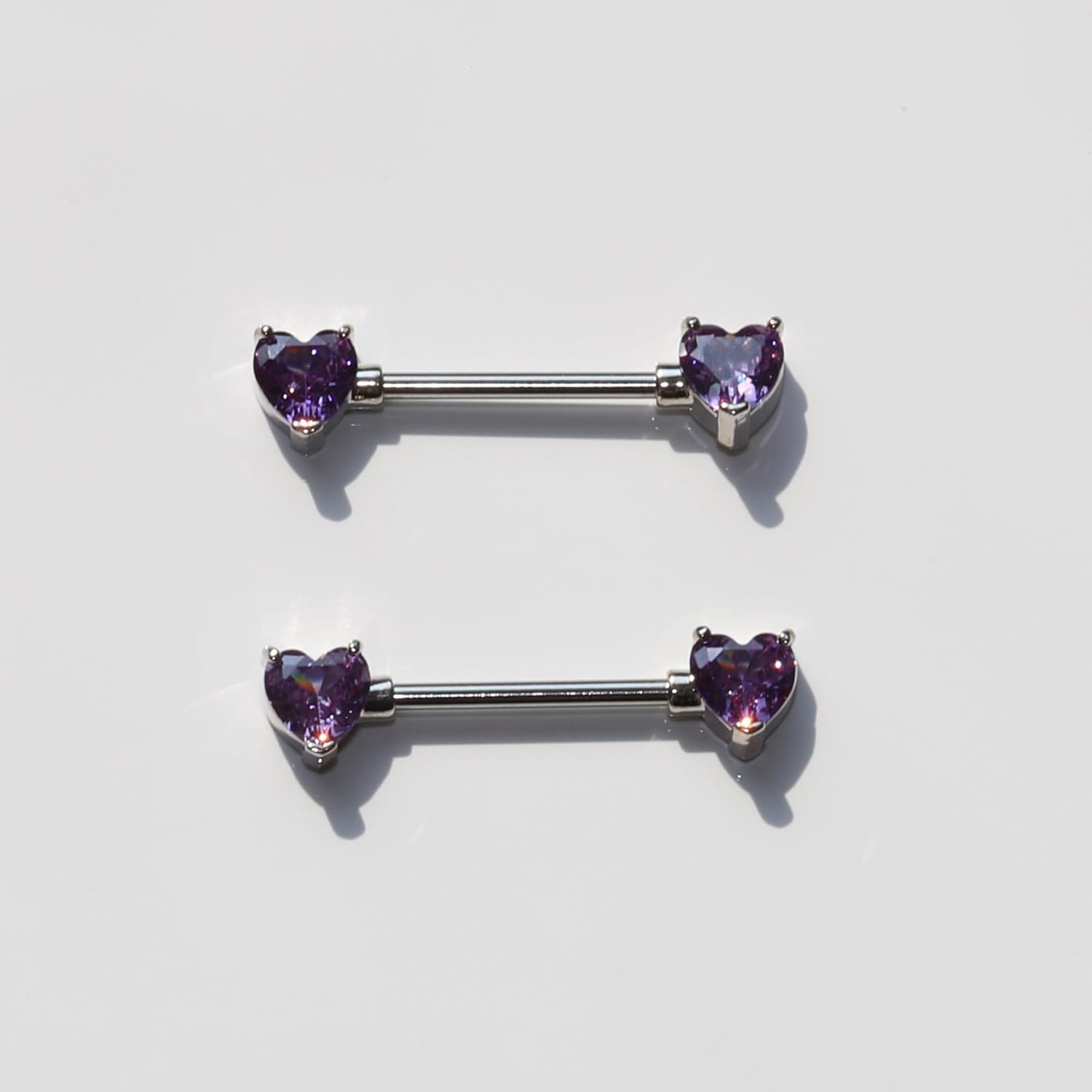 Nipple Piercing Jewelry 14G Stainless Steel Nipple Rings Heart Butterfly Flower Bow Nipple Barbells - 我的商店我的商店我的商店