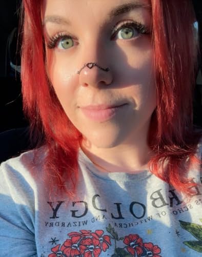 Nose Ring Chain Across Nose Stainless Steel Nostril Nose Piercing Chain - QIAO CrystalQIAO CrystalQIAO Crystal