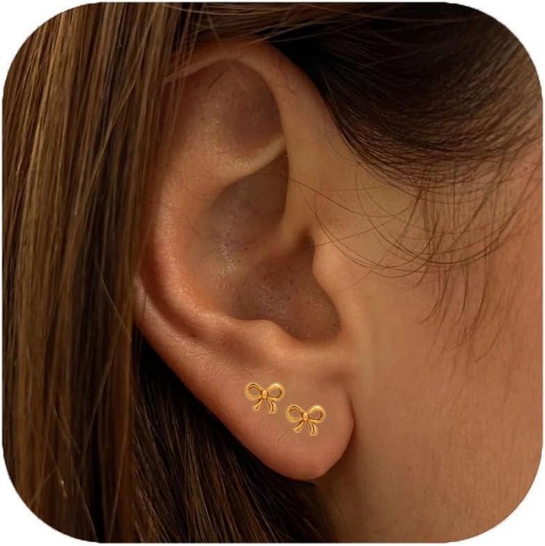 Pearl Rhinestone Bow Earrings - Red Ball Christmas Jewelry for Women - 我的商店我的商店我的商店