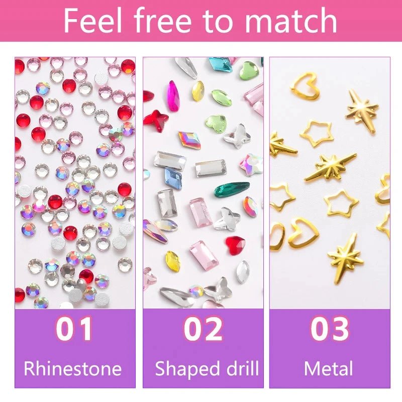 Professional DIY dental gemstone kit with premium dental gemstone supplies and elegant dental gemstone gold to create a dazzling smile - QIAO CrystalQIAO CrystalQIAO Crystal