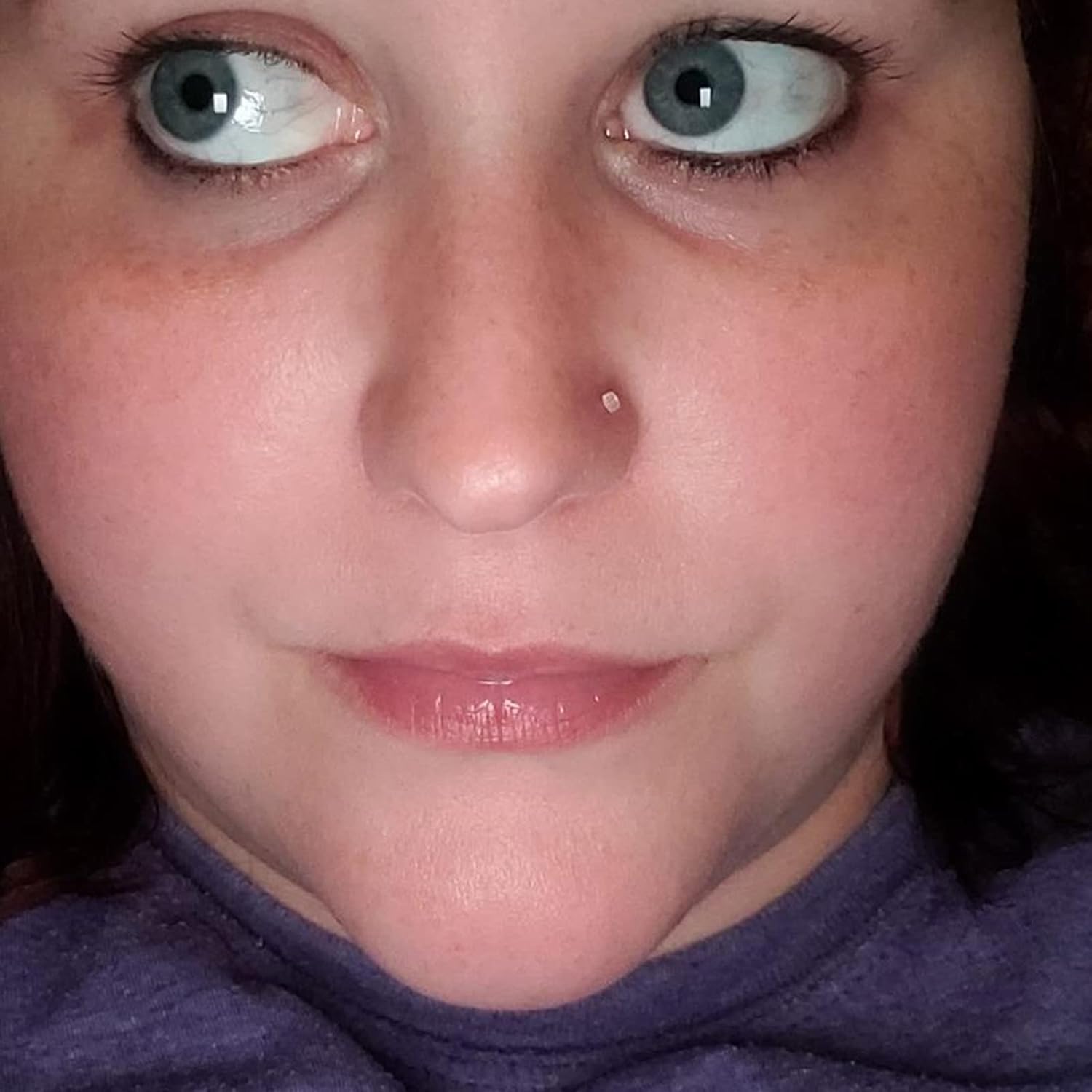 QWALIT Clear Nose Rings Studs L Shape Piercing Retainer Flexible Nose Bone Flesh Skin Color Nostril Piercing Retainer for Work 18g 20g Flat Top - QIAO CrystalQIAO CrystalQIAO Crystal