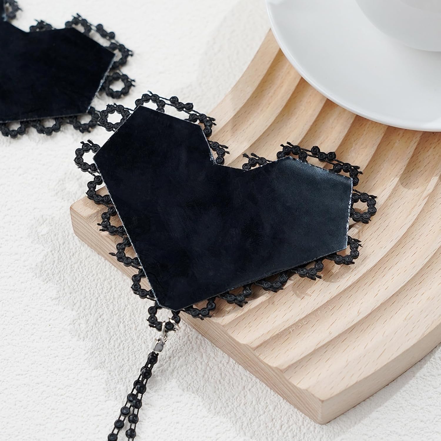 Rhinestone Heart Bra Chain Non Piercing Nipple Jewelry Festival Rave Layered Sexy Necklace Crystal Nipple - QIAO CrystalQIAO CrystalQIAO Crystal