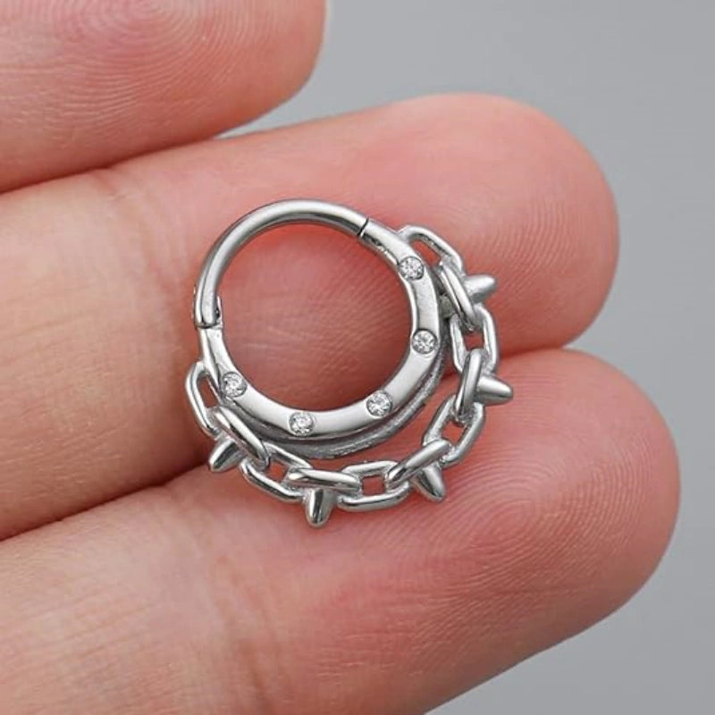 septum-rings-hoops1pc-16g8mm-chain-with-cz-nose-ring-surgical-stainless-steel-jewelry-clicker-cartilage-earring-hinged-segment-daith-piercing