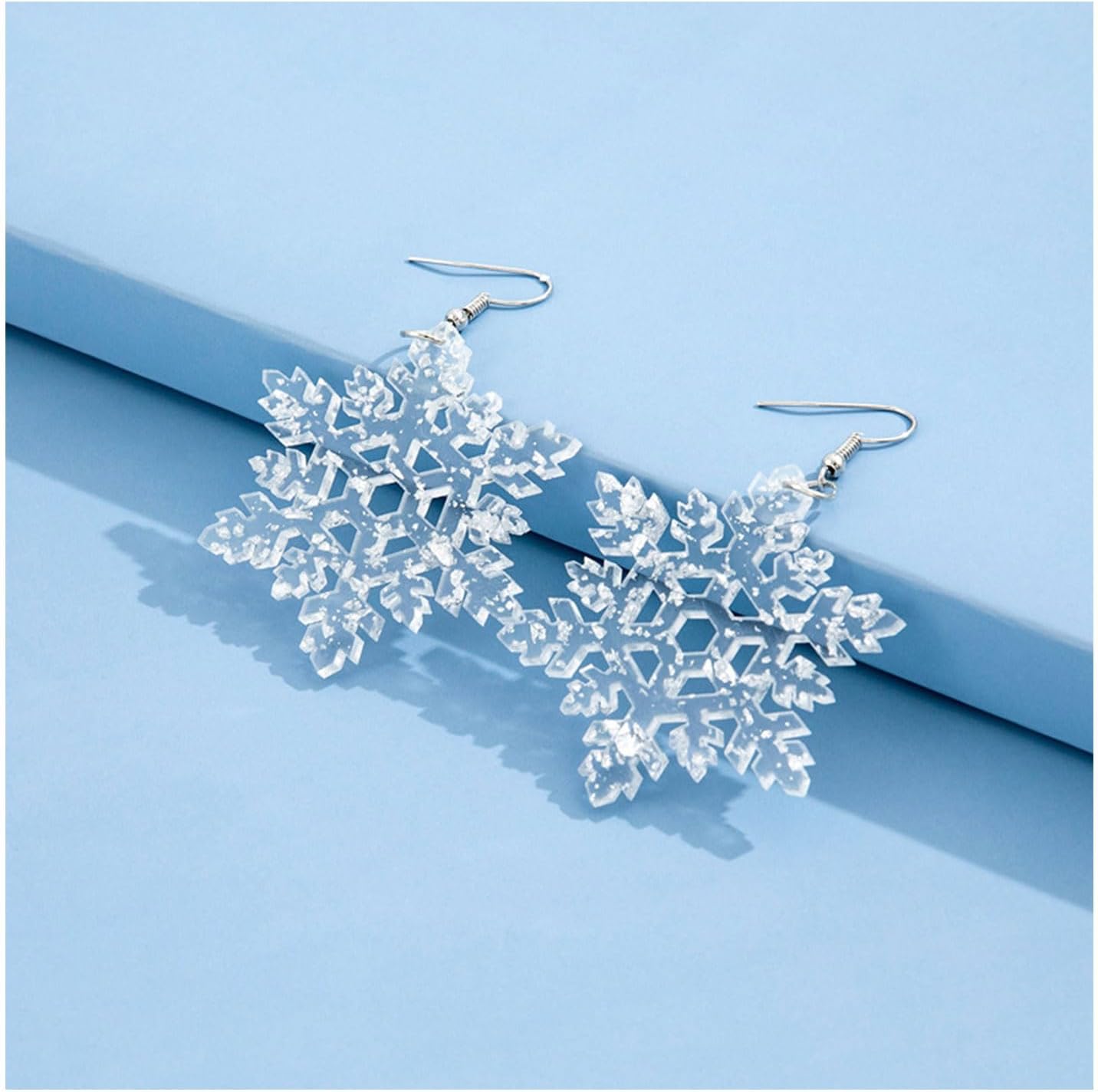 Snowflake Earrings for Women Snowflake Dangle Earrings Winter Earring Christmas Earring for Women - 我的商店我的商店我的商店