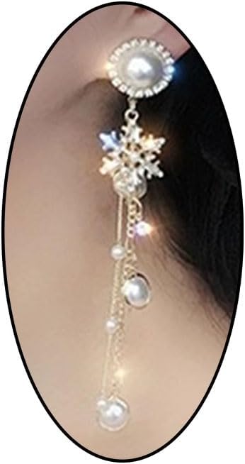 Snowflake Earrings for Women Snowflake Dangle Earrings Winter Earring Christmas Earring for Women - 我的商店我的商店我的商店