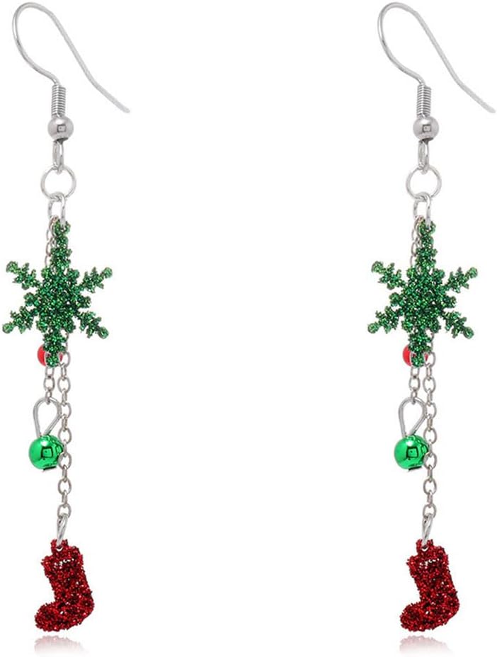 Snowflake Earrings for Women Snowflake Dangle Earrings Winter Earring Christmas Earring for Women - 我的商店我的商店我的商店
