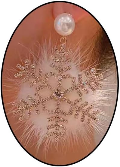 Snowflake Earrings for Women Snowflake Dangle Earrings Winter Earring Christmas Earring for Women - 我的商店我的商店我的商店