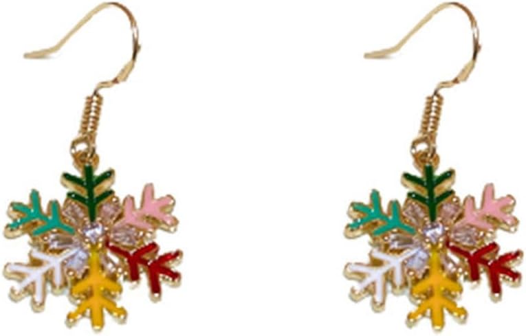 Snowflake Earrings for Women Snowflake Dangle Earrings Winter Earring Christmas Earring for Women - 我的商店我的商店我的商店