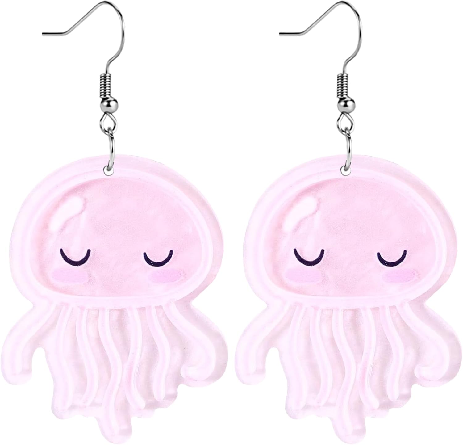 Sunflower Paw Print Earrings for Women - Unique & Quirky Funky Acrylic Dangle Earrings, Cute & Silly Novelty Design, Wacky & Crazy Earrings for Fun Lovers - 我的商店我的商店我的商店