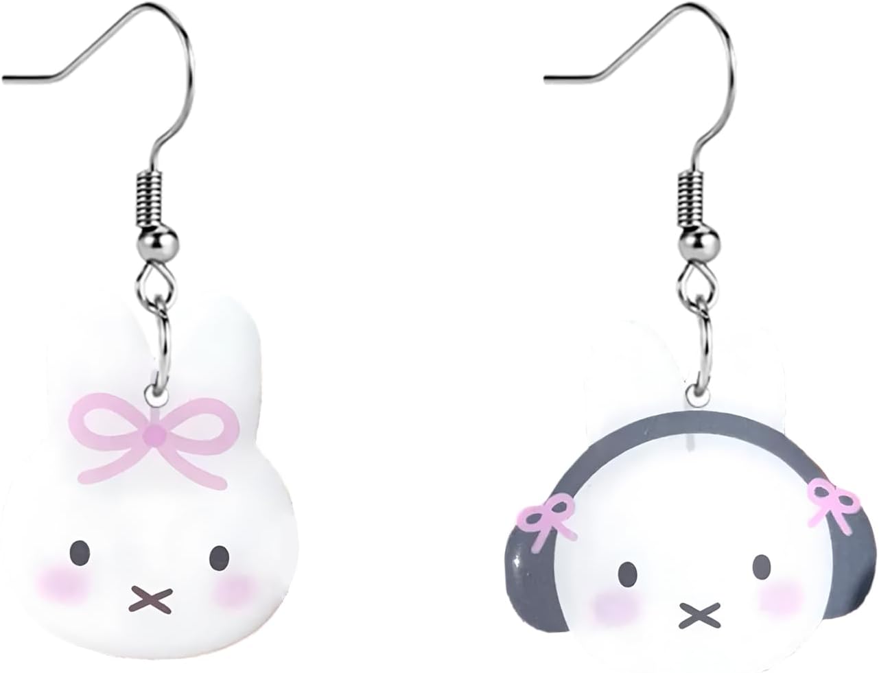 Sunflower Paw Print Earrings for Women - Unique & Quirky Funky Acrylic Dangle Earrings, Cute & Silly Novelty Design, Wacky & Crazy Earrings for Fun Lovers - 我的商店我的商店我的商店