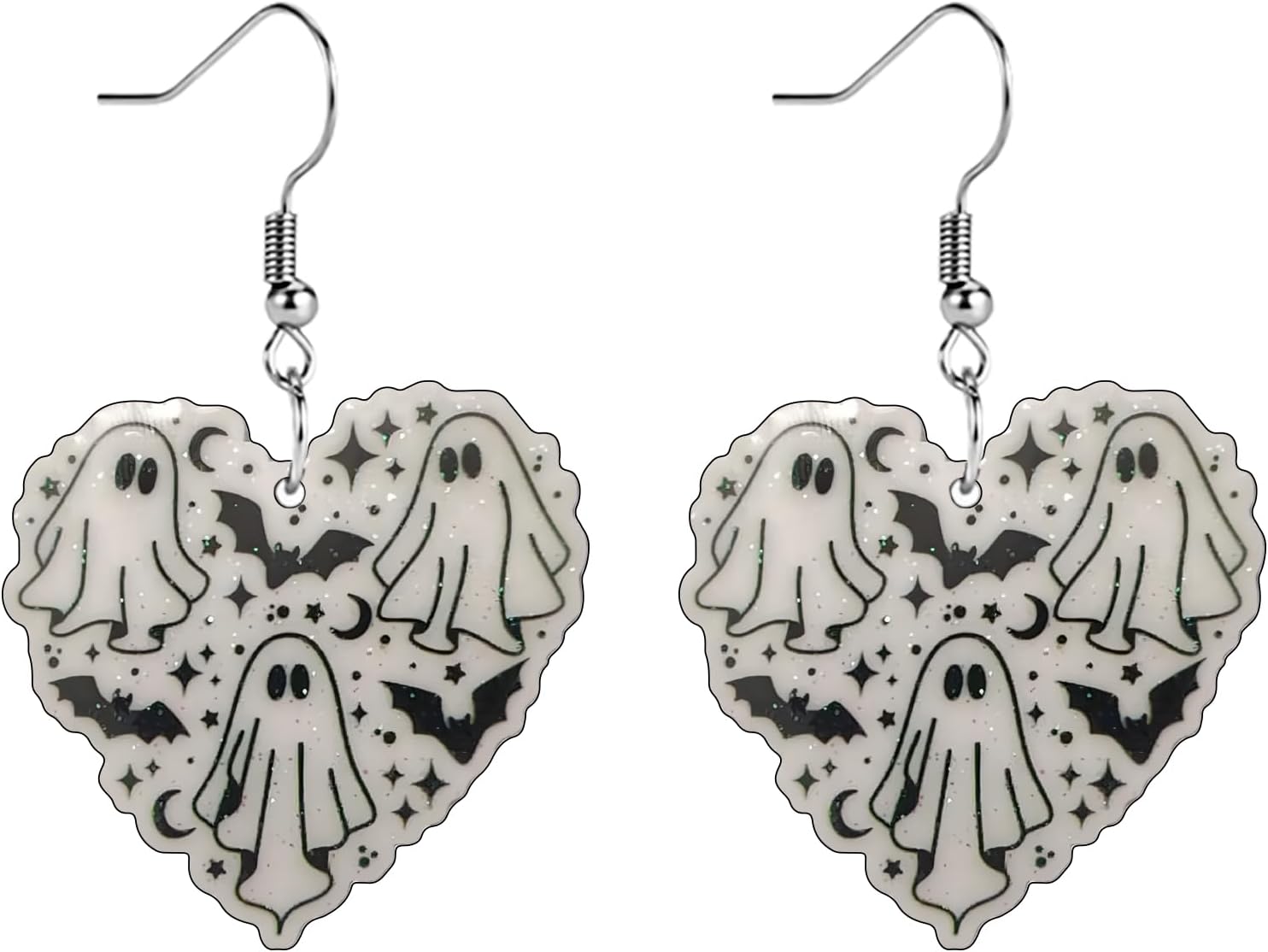 Sunflower Paw Print Earrings for Women - Unique & Quirky Funky Acrylic Dangle Earrings, Cute & Silly Novelty Design, Wacky & Crazy Earrings for Fun Lovers - 我的商店我的商店我的商店