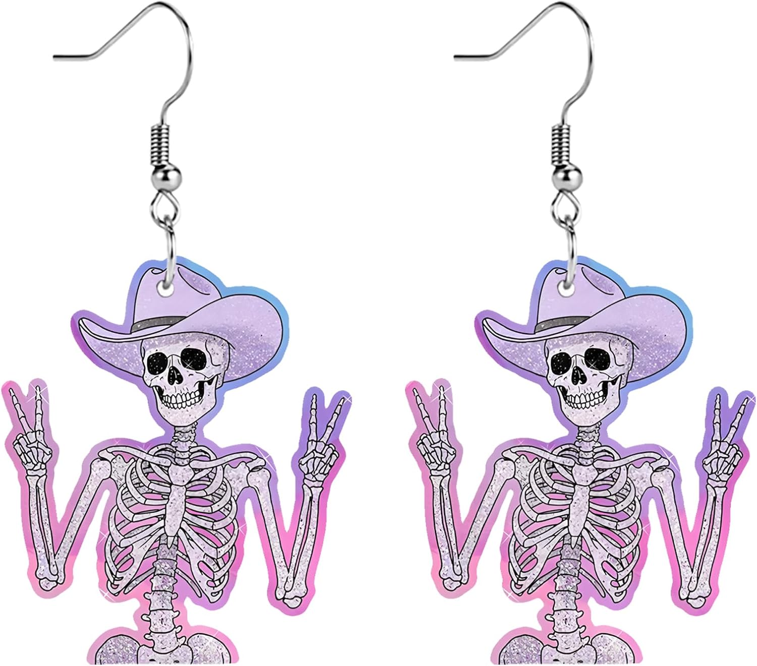 Sunflower Paw Print Earrings for Women - Unique & Quirky Funky Acrylic Dangle Earrings, Cute & Silly Novelty Design, Wacky & Crazy Earrings for Fun Lovers - 我的商店我的商店我的商店