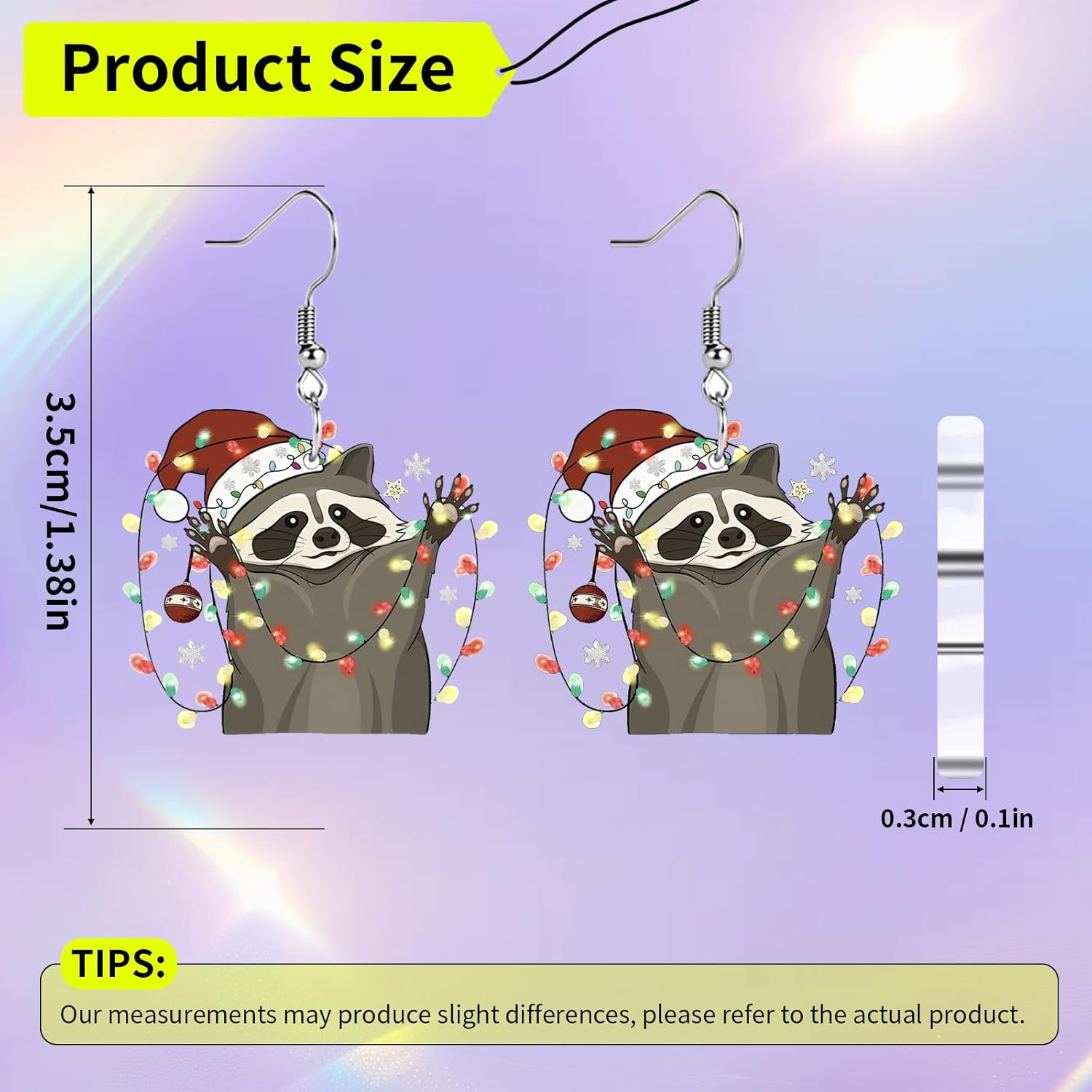 Sunflower Paw Print Earrings for Women - Unique & Quirky Funky Acrylic Dangle Earrings, Cute & Silly Novelty Design, Wacky & Crazy Earrings for Fun Lovers - 我的商店我的商店我的商店