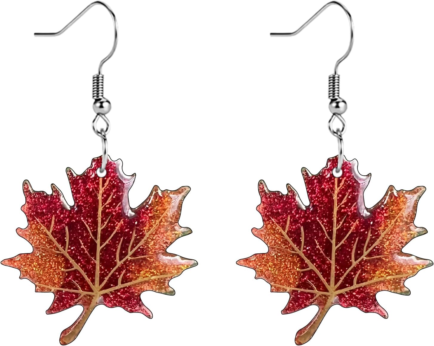 Sunflower Paw Print Earrings for Women - Unique & Quirky Funky Acrylic Dangle Earrings, Cute & Silly Novelty Design, Wacky & Crazy Earrings for Fun Lovers - 我的商店我的商店我的商店