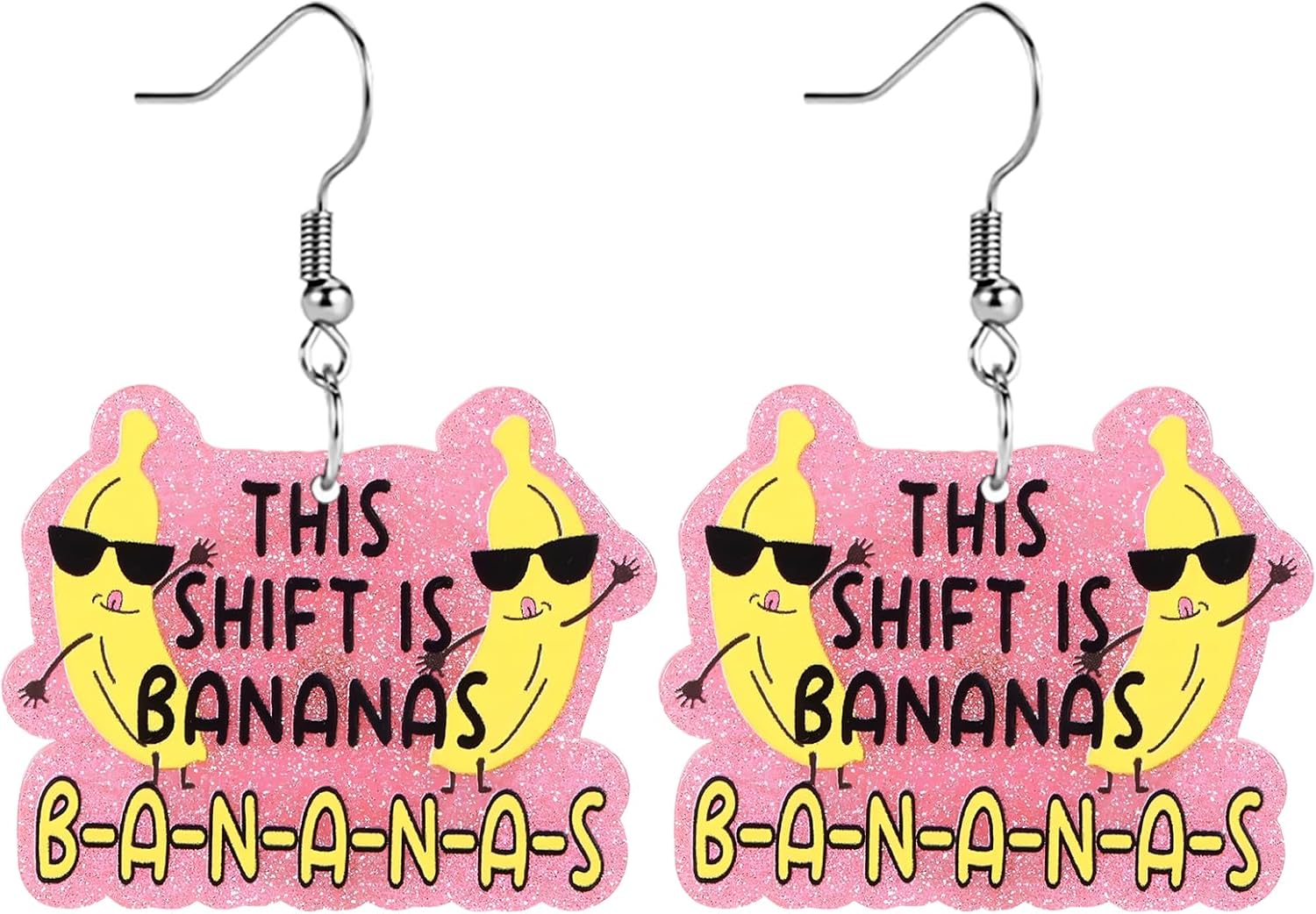 Sunflower Paw Print Earrings for Women - Unique & Quirky Funky Acrylic Dangle Earrings, Cute & Silly Novelty Design, Wacky & Crazy Earrings for Fun Lovers - 我的商店我的商店我的商店