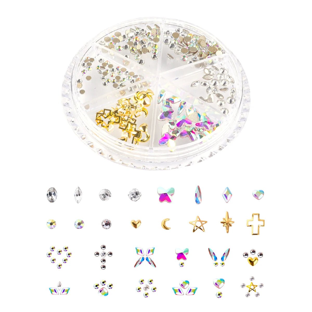 Tooth Gem Kits Professionally Decorate Your Teeth Gold Tooth Gems - QIAO CrystalQIAO CrystalQIAO Crystal