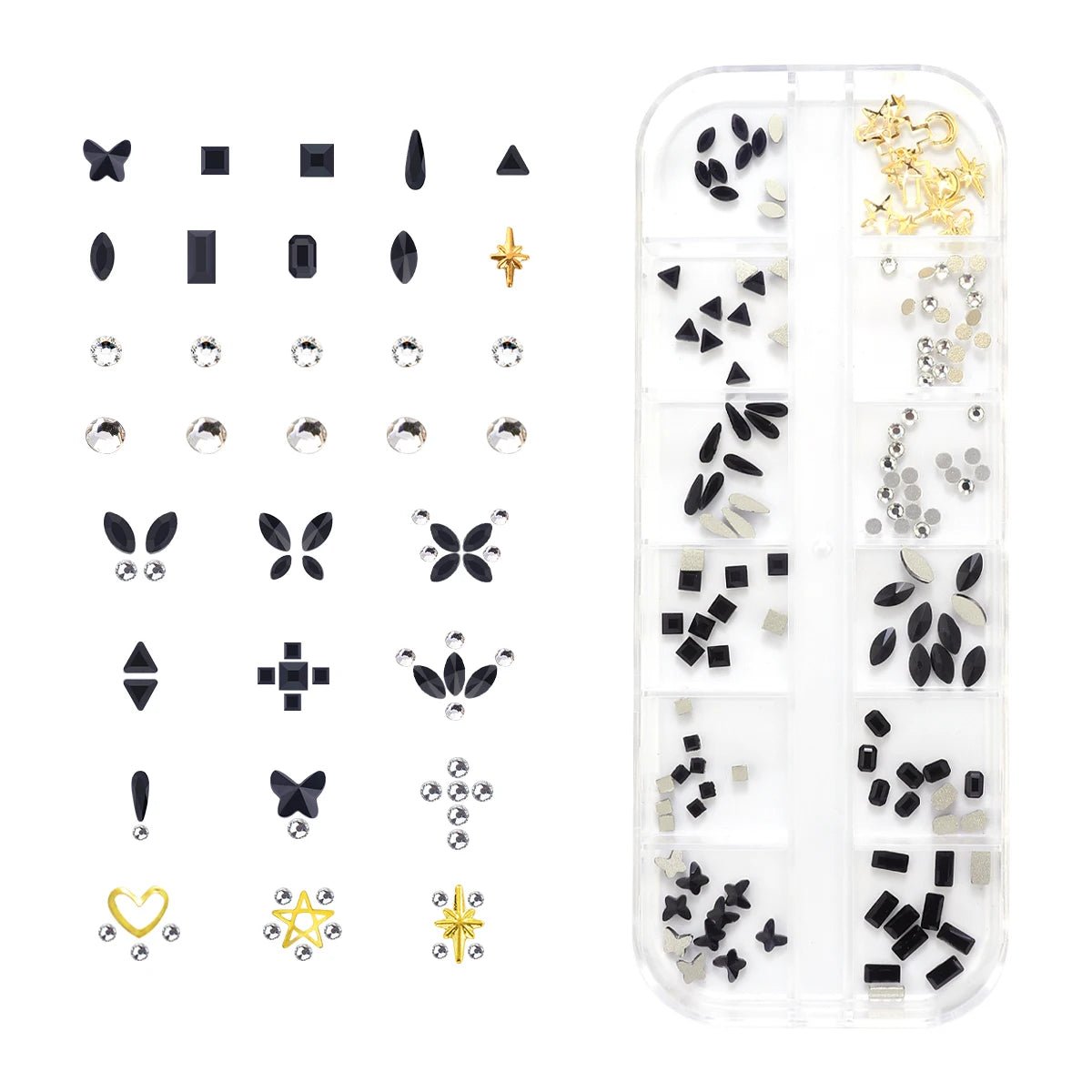 Tooth Gem Kits Professionally Decorate Your Teeth Gold Tooth Gems - QIAO CrystalQIAO CrystalQIAO Crystal