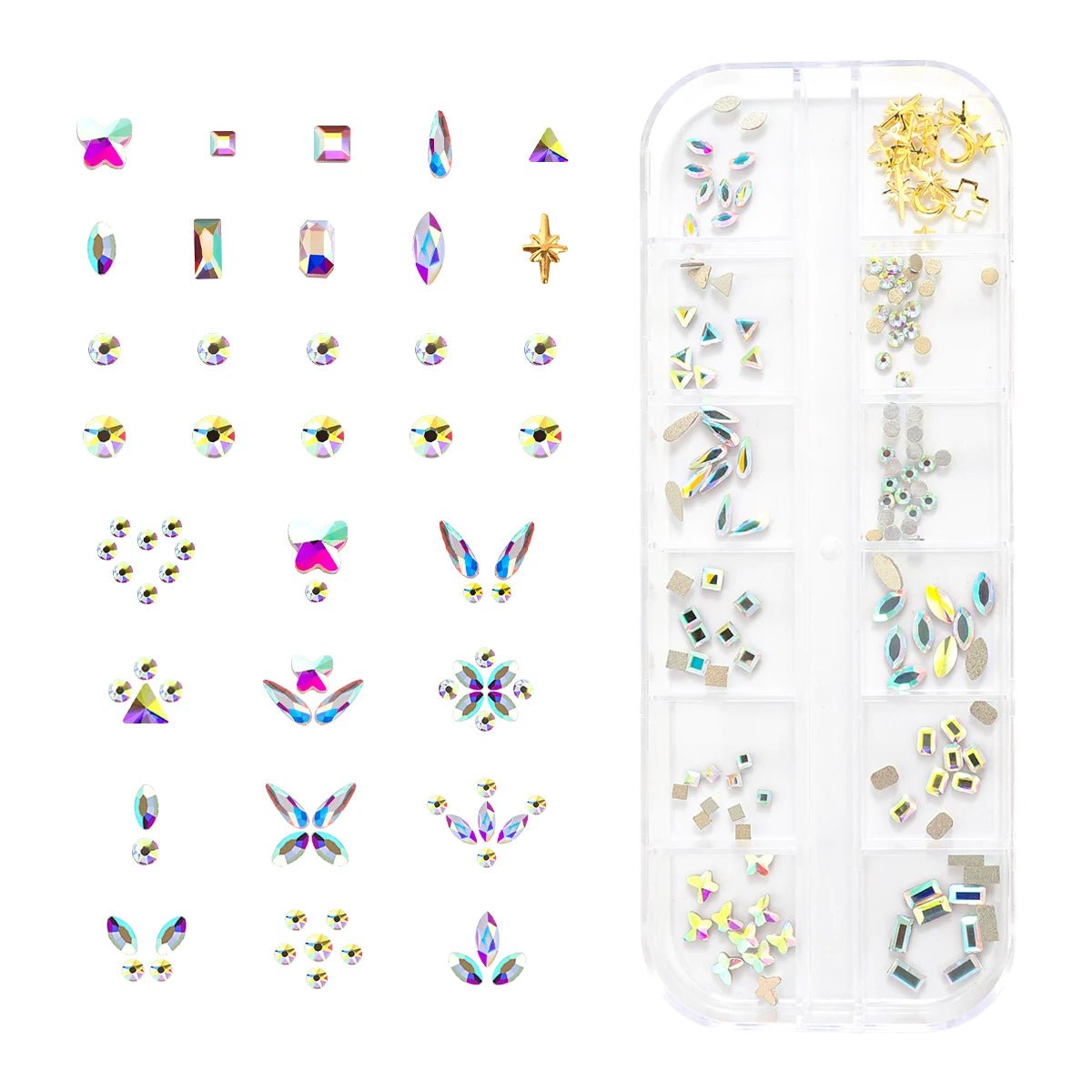 Tooth Gem Kits Professionally Decorate Your Teeth Gold Tooth Gems - QIAO CrystalQIAO CrystalQIAO Crystal