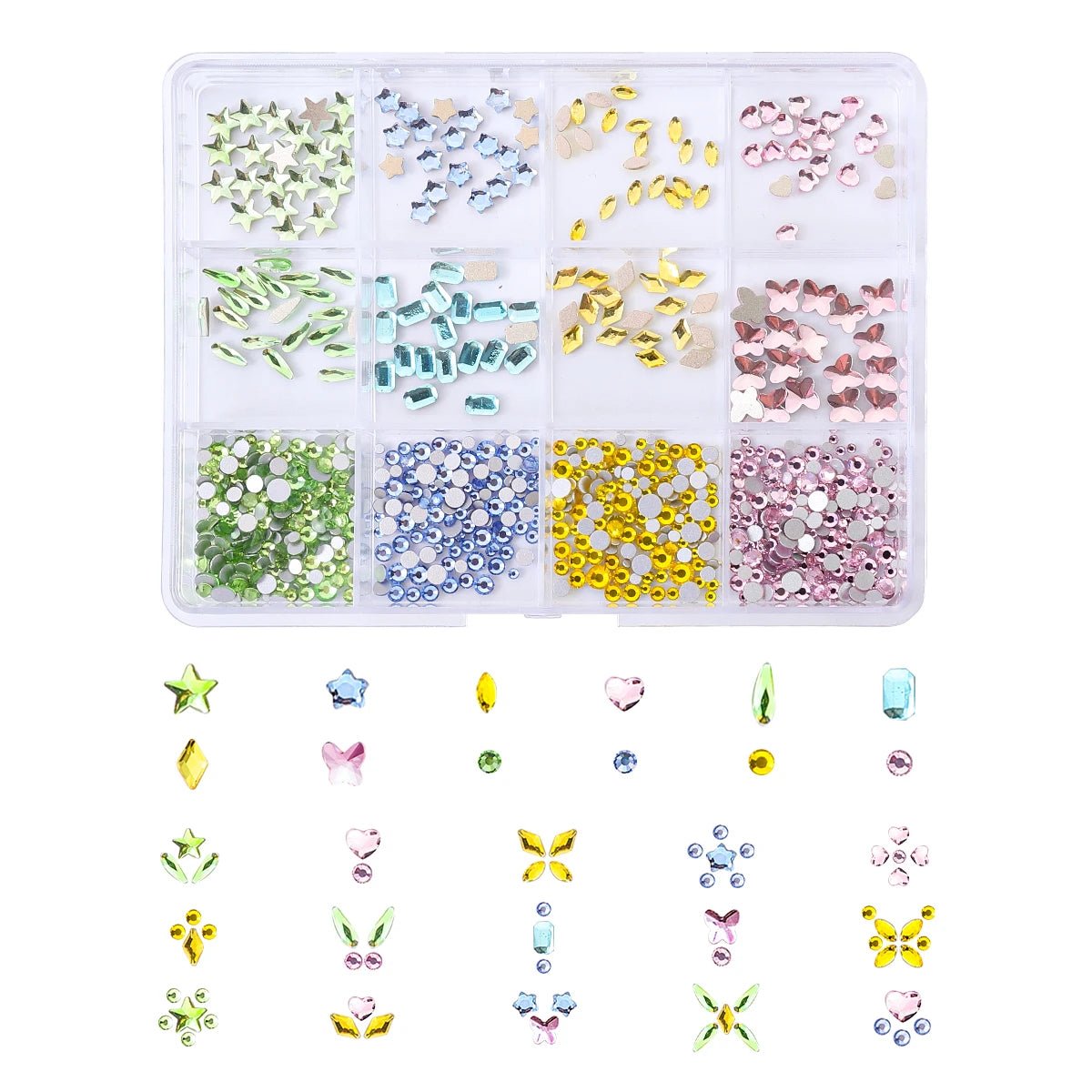 Tooth Gem Kits Professionally Decorate Your Teeth Gold Tooth Gems - QIAO CrystalQIAO CrystalQIAO Crystal