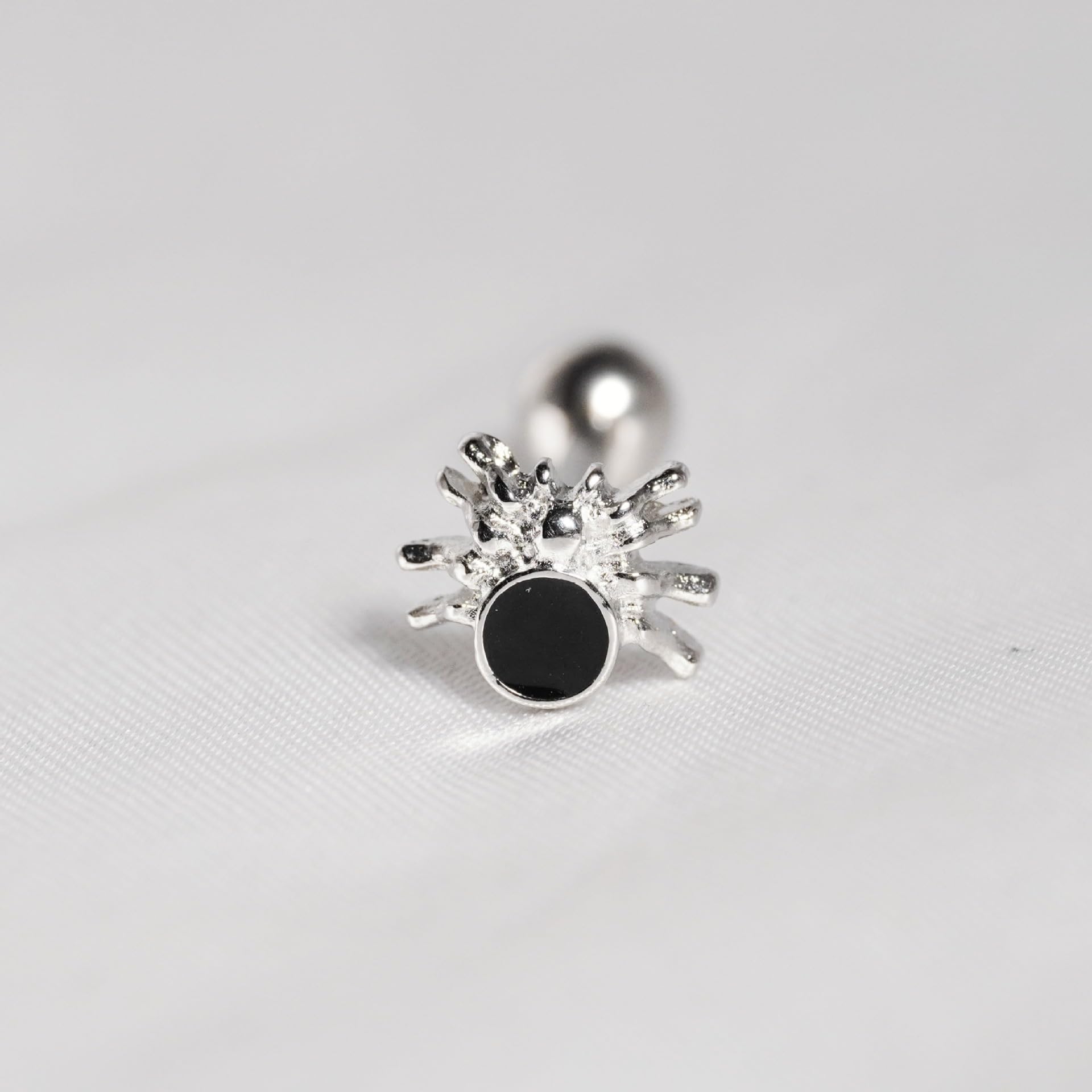 Trendy particular tongue Studs For Women Men Stainless Steel Tongue Lip studs Gothic Piercing Jewelry Straight Barbells Internally Thread Tongue Stud - QIAO Crystal我的商店QIAO Crystal