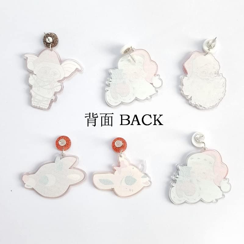Vintage Christmas Santa Dangle Earrings Funny Cute Gingerbread Man Elf Fawn Charm Earrings Acrylic Resin Fashion Jewelry Holiday Gift Ladies Teens Xmas Party Favors Decor Accessories - 我的商店我的商店我的商店