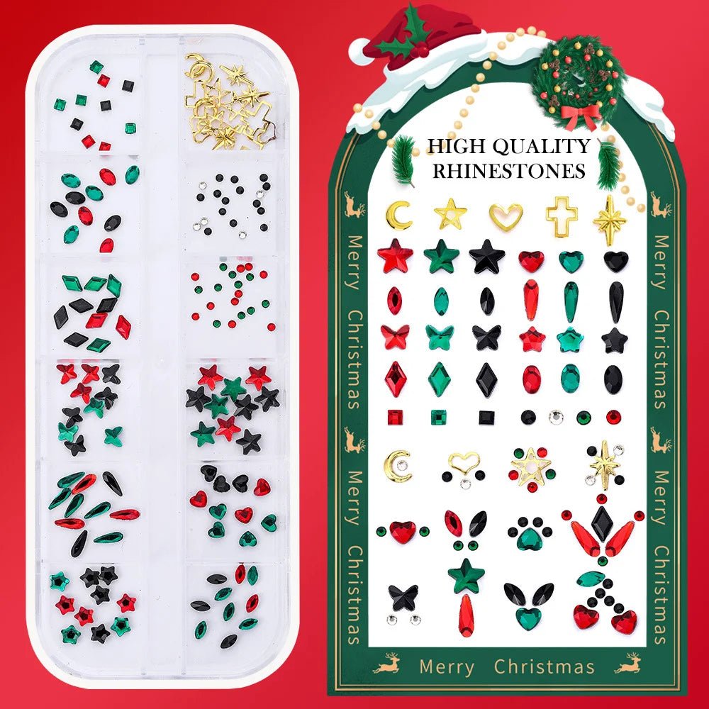 Wholesale New Christmas Day Tooth Art Diamond Jewelry Glass Crystal Tooth Gemstone Set - QIAO CrystalQIAO CrystalQIAO Crystal