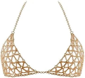 Women's Sexy Body Chain Multi layer Chest Chain Fashion Bra Chain Accessories - QIAO CrystalQIAO CrystalQIAO Crystal